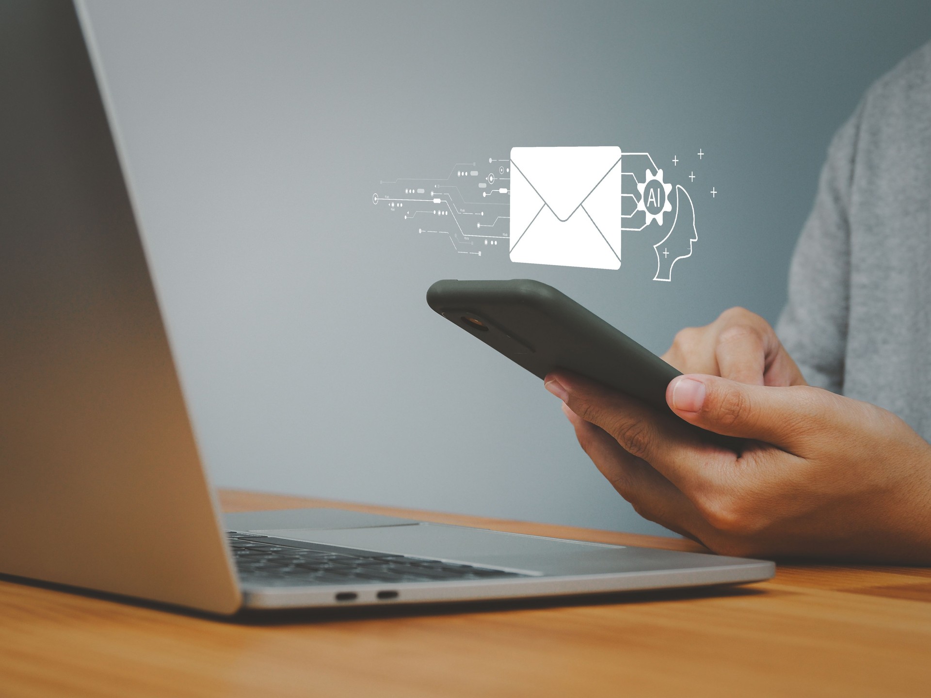 Send AI emails using online electronic mail help.